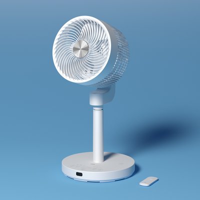 오아 메가에어 BLDC 써큘레이터 선풍기 360도입체회전 바람거리22M 저소음 공기순환기