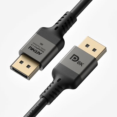VESA 인증 DP to DP 1.4 8K DisplayPort 케이블 메탈 2m