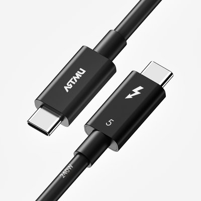 인텔 인증 썬더볼트5 240W 80Gbps 120Gbps 케이블 1m