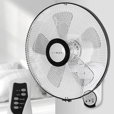 벽걸이선풍기 리모컨 업소용 사무실 가정용 화장실 벽선풍기 655