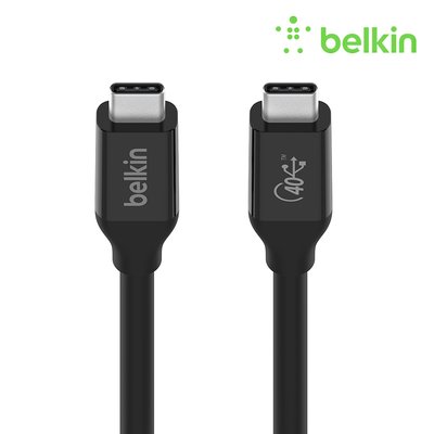 벨킨 USB 4 C타입 PD 100W 40Gbps 초고속 케이블 썬더볼트4 3 완벽 호환 INZ001bt0.8M 아이폰 맥북 아이패드 노트북 태블릿