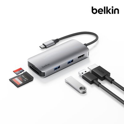 벨킨 5in1 USB C타입 멀티 허브 AVC007bt 아이폰 아이패드 맥북 프로 에어 노트북 호환