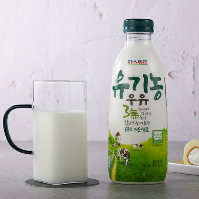 파스퇴르 유기농우유 750ml 3개 돌아기우유