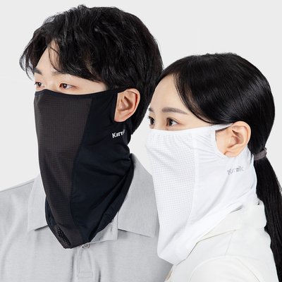 카르닉 자외선차단 마스크 골프 러닝 얼굴 햇빛가리개 안면 자전거 운동 쿨 메쉬 CEM