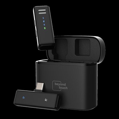비욘드터치 에어마이크프로 무선 핀마이크 유튜브 스마트폰 아이폰 싱글 USB-C