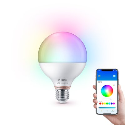 필립스 위즈 컬러 앰비언스 LED 스마트전구 볼전구 E26소켓 11W, RGB, 1개