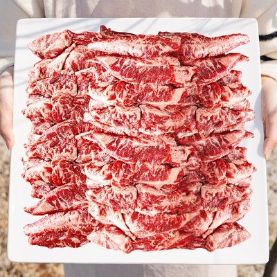 대용량 갈비살 1kg 소갈비 소갈비살 늑간살 소고기 구이 캠핑 음식