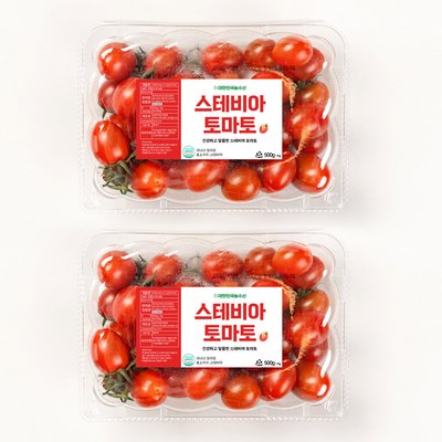 스테비아 토마토 방울토마토 500g+500g (총 2팩)