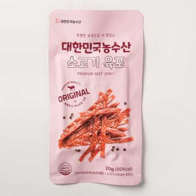 소고기 육포 20g 간식 안주 마른안주
