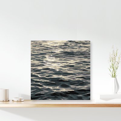 DIY 명화그리기 유화그리기 캔버스 그림 액자 페인팅 세트 취미 잔물결 20X20cm