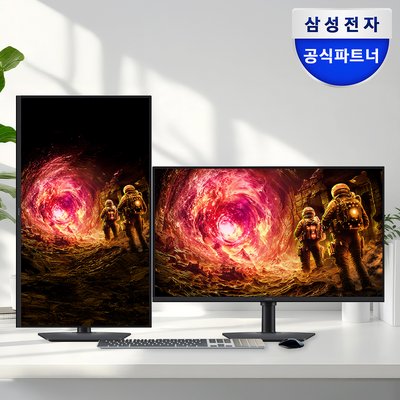 삼성 게이밍 모니터 오디세이 G5 고해상도 QHD IPS 180Hz 콘솔 80~81cm(32인치), 블랙