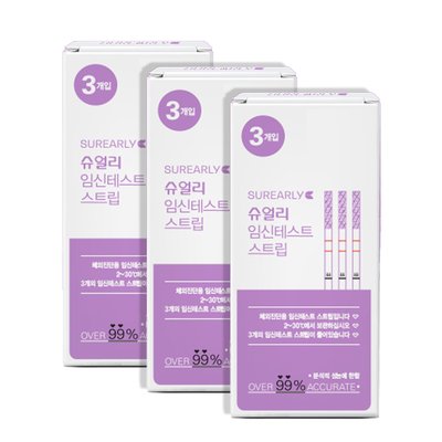 [국산]슈얼리 임신테스트기 스트립 9회분 임테기