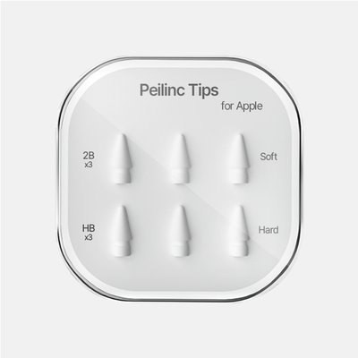 Peilinc 애플펜슬 펜촉 1세대 2세대 호환 2B HB 총 6개입