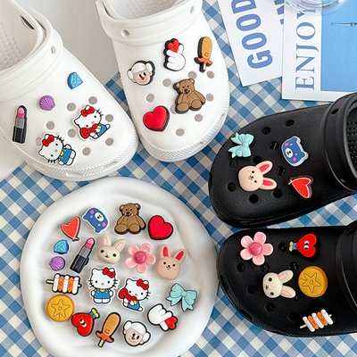 크록스 지비츠 세트 리본 파츠 자비츠 참 신발 장식