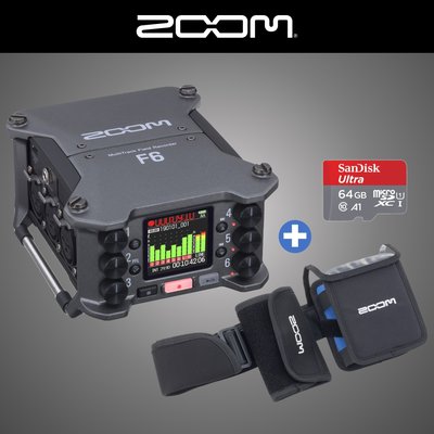 ZOOM F6 32BIT 멀티트랙 필드오디오레코더(전용가방 포함)