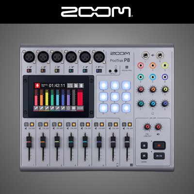 ZOOM P8 PodTrak 줌 P8 팟캐스트 유튜브 인터넷방송 레코더 믹서