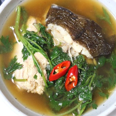 [4/3 남천동특집] 쑥향가득 도다리쑥국 2인분 800g/ 넉넉한 냉장 야채포함