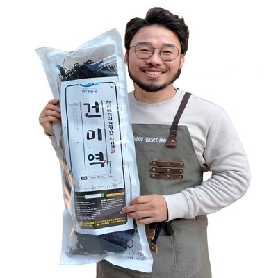 4남매털보아빠 완도 건미역 500g 쫄쫄이450g 자른미역 컷트 꼬마