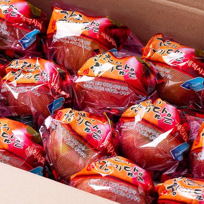 껍질째 먹는 사과 간편한 부사 세척사과 2kg 3kg