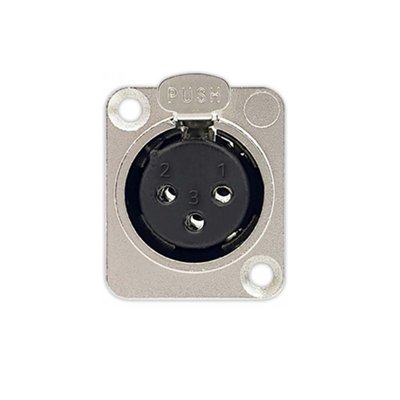 MOS XLR 매립형 캐논 암 오디오 커넥터 판넬용 단자