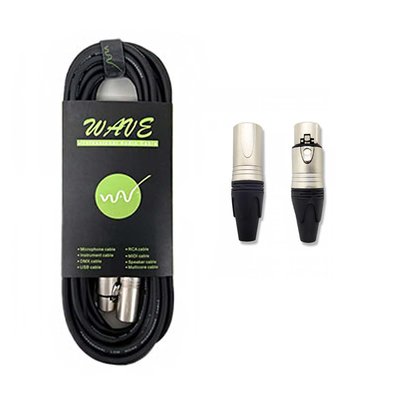 XLR 캐논 암 수 마이크 케이블 잭 음향 스피커 연결선 WAVE WX 7m