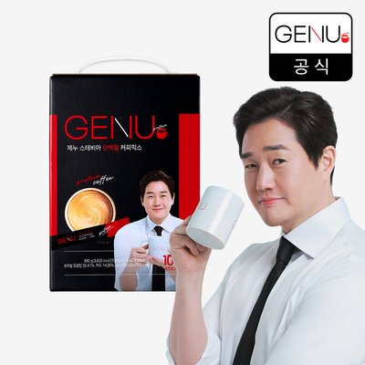 제누 스테비아 단백질 커피믹스 9.8g 유지태커피 오리지널, 100개입, 1개
