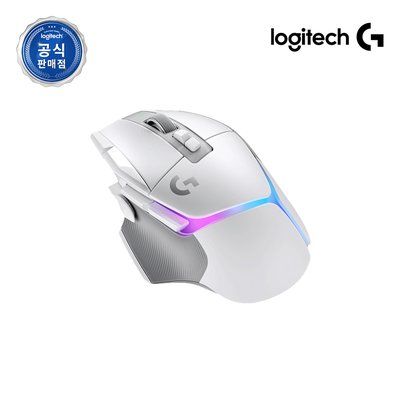 [폴더블백증정] 로지텍코리아 공식 G502 X PLUS 무선 게이밍 마우스 화이트