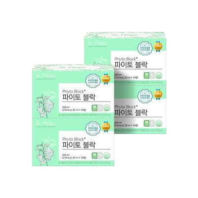 [가정의달 기획전] 닥터파이토 삼백초추출물 LHF618 미퀠리아닌 파이토블락 4박스(40회분)
