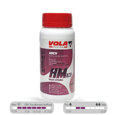 볼라 HMach 200ml Purple 무불소 경기용 액체왁스 스키스노우보드왁스 280722