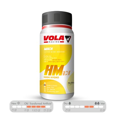 볼라 HMach 200ml Yellow 무불소 경기용 액체왁스 스키스노우보드왁스 280724
