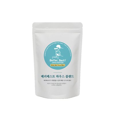 베러베스트 블랜드 원두커피 1kg 고소한 맛있는 당일로스팅 홀빈 콩 분쇄 가루
