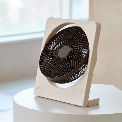 르젠 감성 초슬림형 디자인 무선 탁상용 스퀘어팬 LZEF-EMB10