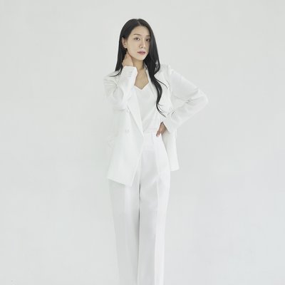 여성 결혼식 정장 셋업 하객룩 셀프웨딩 여름 와이드 투피스 [러벨]