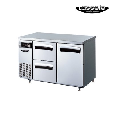 라셀르 업소용 우유 서랍형 테이블 냉장고 카페 결합식 간냉식 1200 LT-1224R-DS