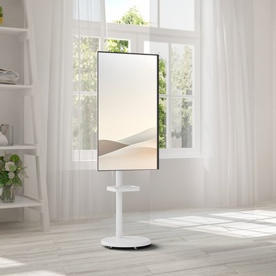 카멜마운트 MMB43FW 이동식 삼텐바이미 모니터 TV 스탠드 거치대