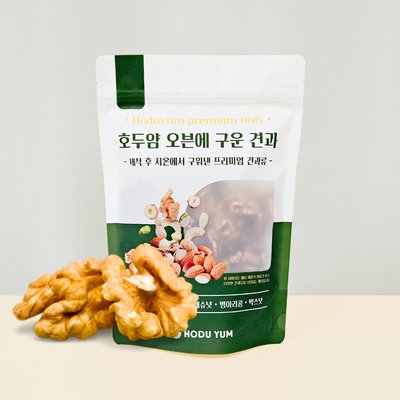 호두얌 캘리포니아 구운 햇 호두 반태 290g