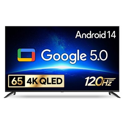 구글5.0 120Hz TV 165cm(65인치)  QLED 스탠드방문설치
