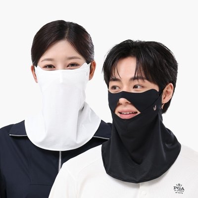 유투스포츠 골프페이스마스크 더블로 자외선차단 얼굴 햇빛가리개