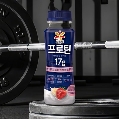빙그레 요플레 프로틴 드링크 요거트 딸기바나나 24개입