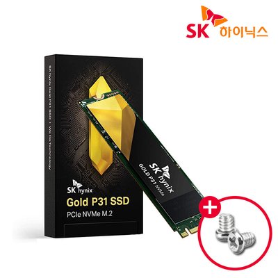 SK하이닉스 GOLD P31 NVMe SSD PCIe3.0 고정나사포함 1TB