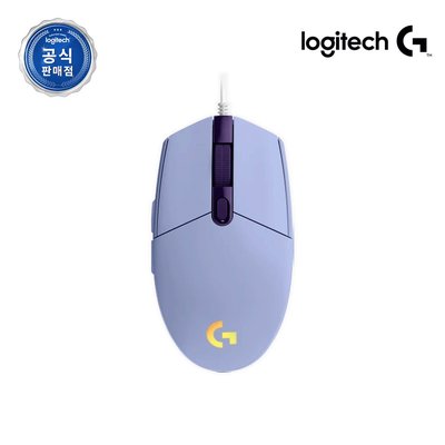 로지텍코리아 공식 G102 2세대 LIGHTSYNC 게이밍 마우스 라일락