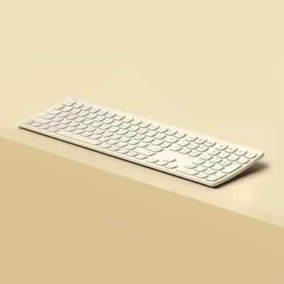 엑토 커브드 충전식 무소음 인체공학 아이패드 무선 블루투스 키보드 B605