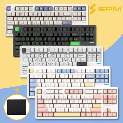 무선키보드 SPM PL87W 몽돌 +패드