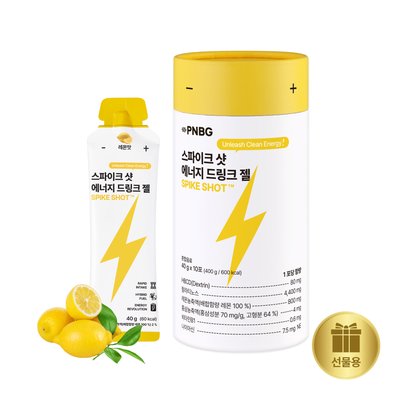 PNBG 스파이크샷 에너지젤 홍삼스틱 40ml 러닝 마라톤 등산 헬스 10포, 1개