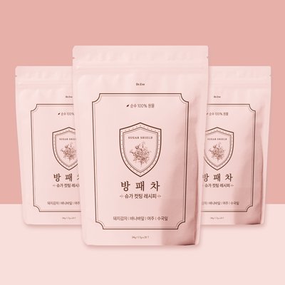 닥터이브 방패차 돼지감자 여주 바나바잎 수국잎 슈가컷팅 당뇨차 혈당차 20개입, 3개