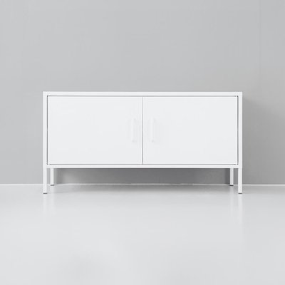 MKB 캐비넷 가로양문 TV스탠드 1150x400x595mm, 화이트 3970.9198