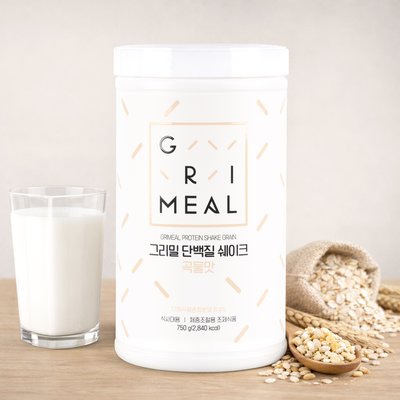 그리밀 단백질쉐이크 곡물맛 750g, 1개