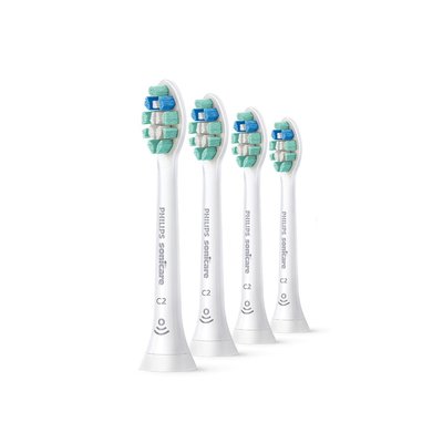 필립스 소닉케어 C2 옵티멀 플라그 케어 칫솔모 화이트 4개입 HX9024/14