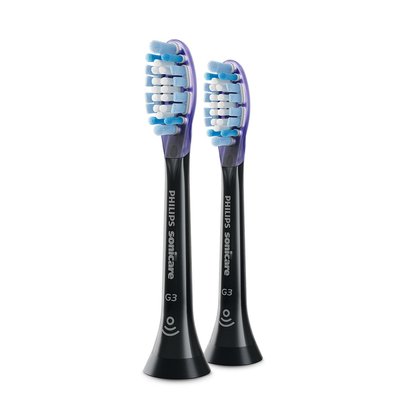 필립스 소닉케어 칫솔모 G3 프리미엄 잇몸케어 2개입 블랙 HX9052/91