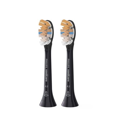 필립스 소닉케어 올인원 전동칫솔 A3 2개입 블랙 HX9092/91